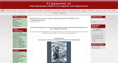 Desktop Screenshot of kriegsenkel.at